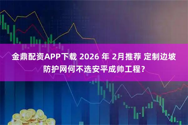 金鼎配资APP下载 2026 年 2月推荐 定制边坡防护网何不选安平成帅工程？